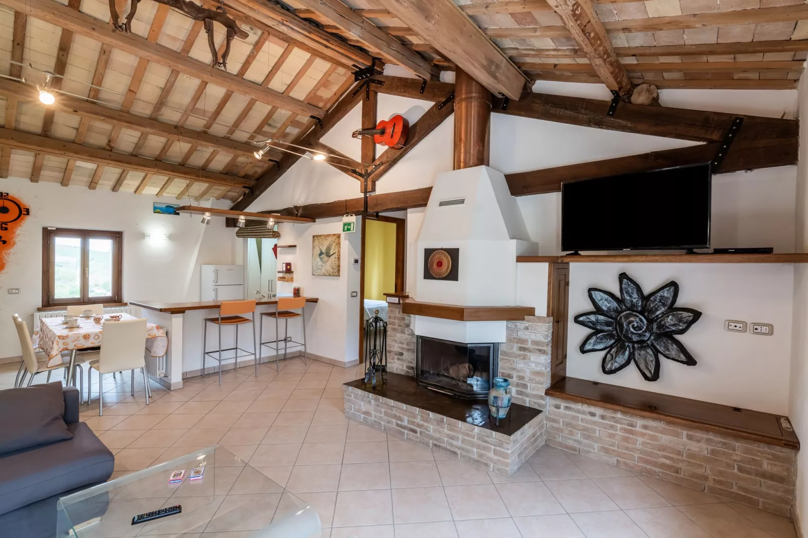 Casale degli Ulivi-Woonkamer