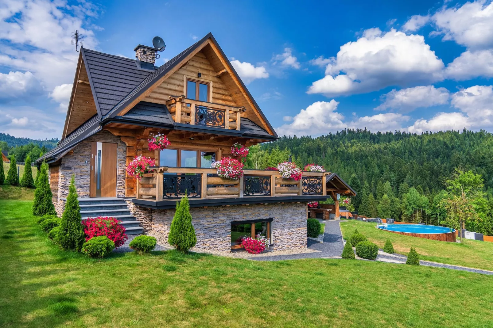 A luxury villa in the Tatra Mountains