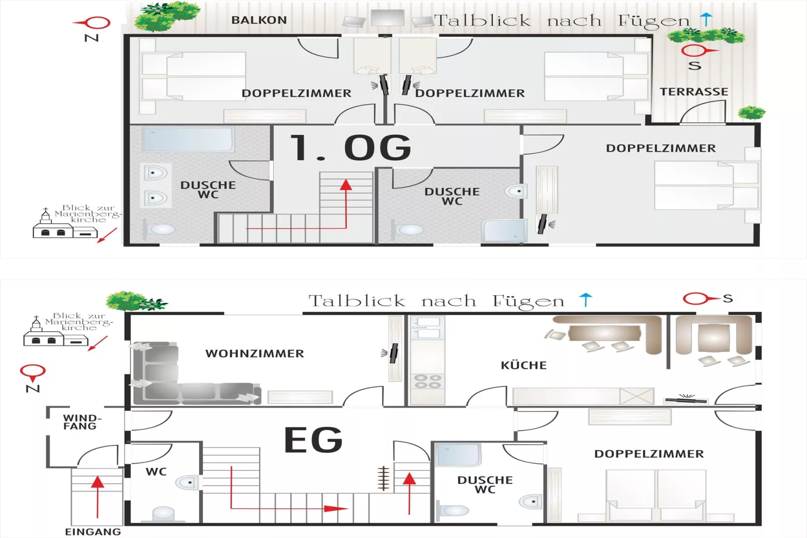 Ferienhaus Marienbergl - 10 Personen-Sfeer
