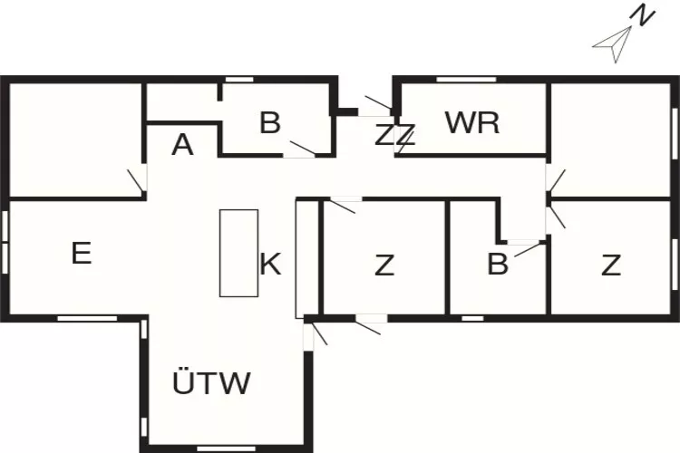 10 persoons vakantie huis in Glesborg-By Traum-Plattegrond