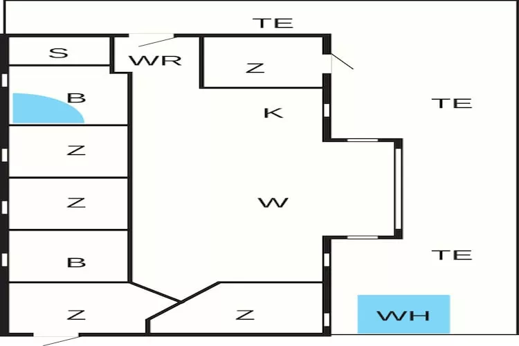 5 sterren vakantie huis in Haderslev-By Traum-Plattegrond