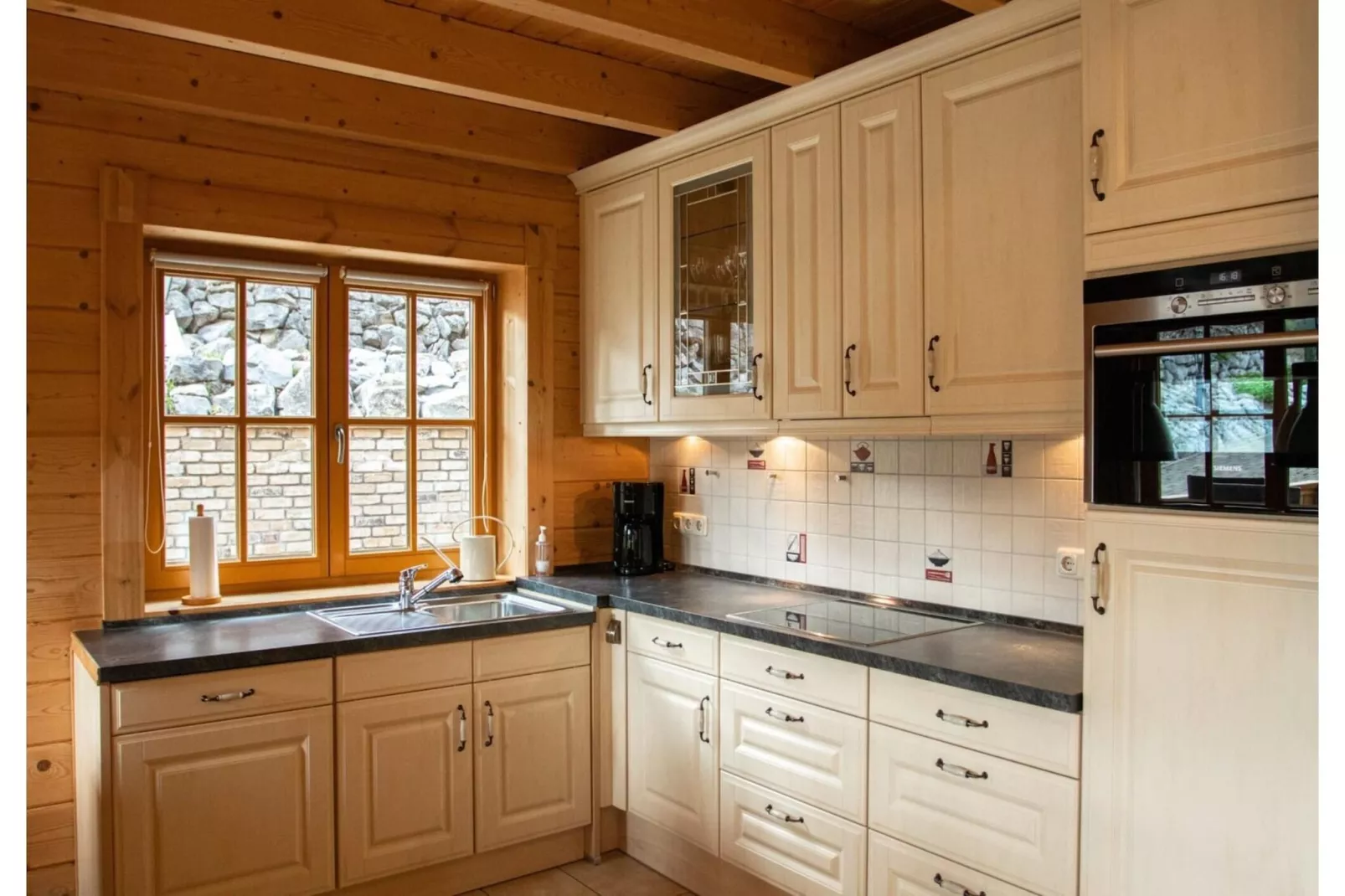 Luxus Blockhaus B-Keuken