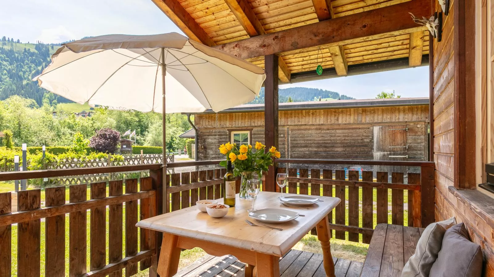 Uriges Chalet 7-Terrasbalkon