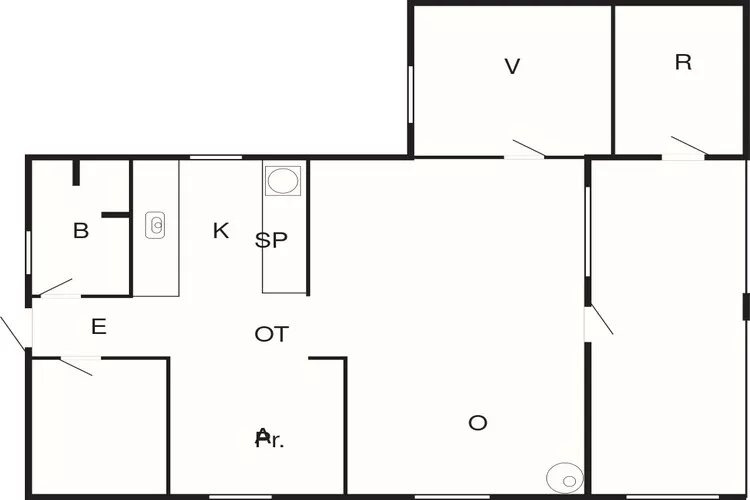 6 persoons vakantie huis in Skibby-By Traum-Plattegrond