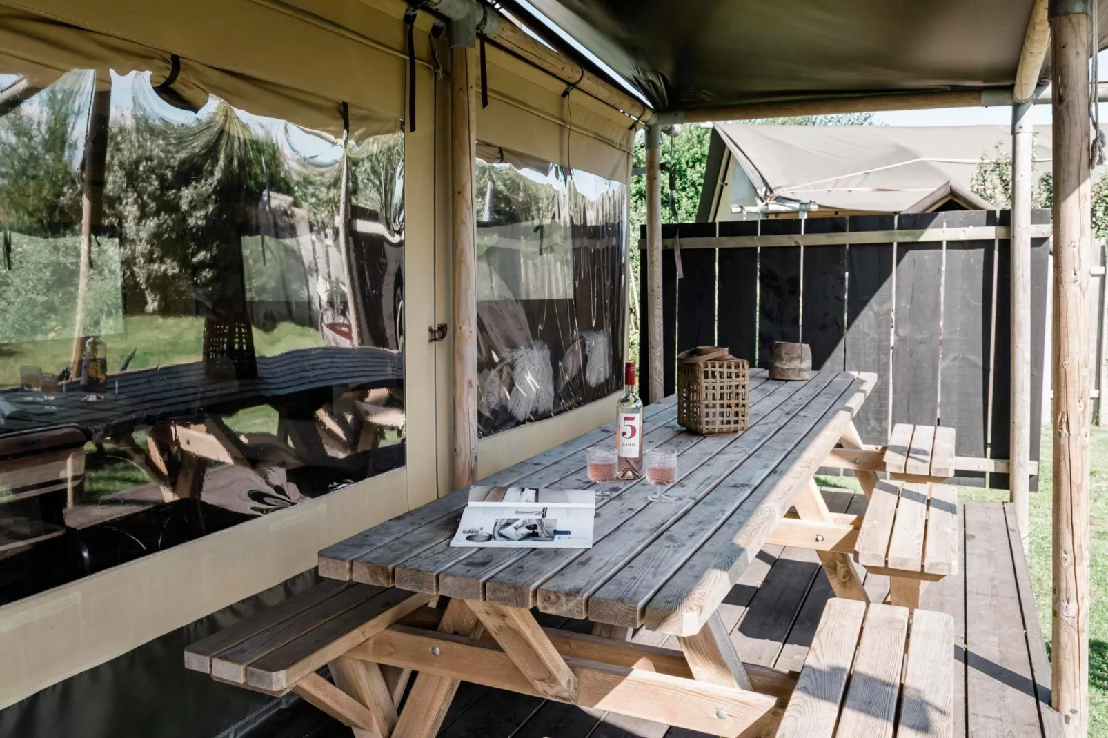 Wood Lodge Luxe - Duynpark-Terrasbalkon