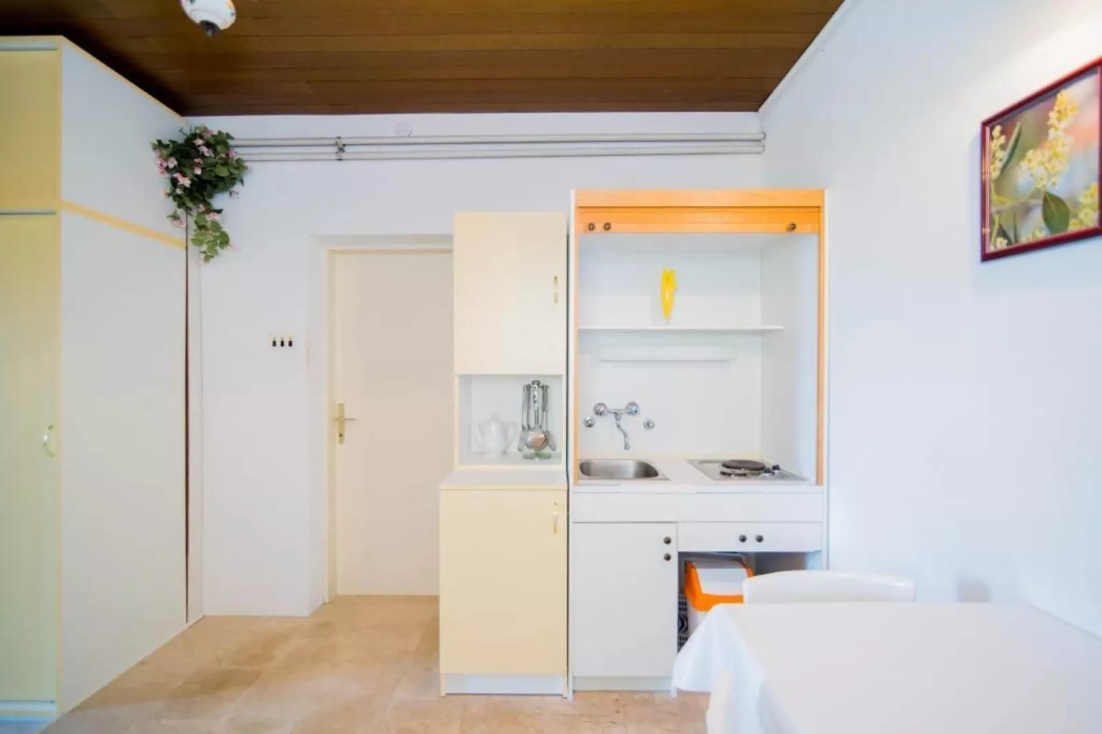 Apartments Veve - Superior Studio Apartment with Terrace  Sea View(Vesna) (ST)-Keuken