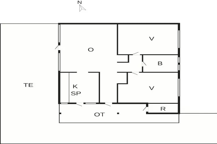 5 Personen vakantie huis in Aabenraa-By Traum-Plattegrond