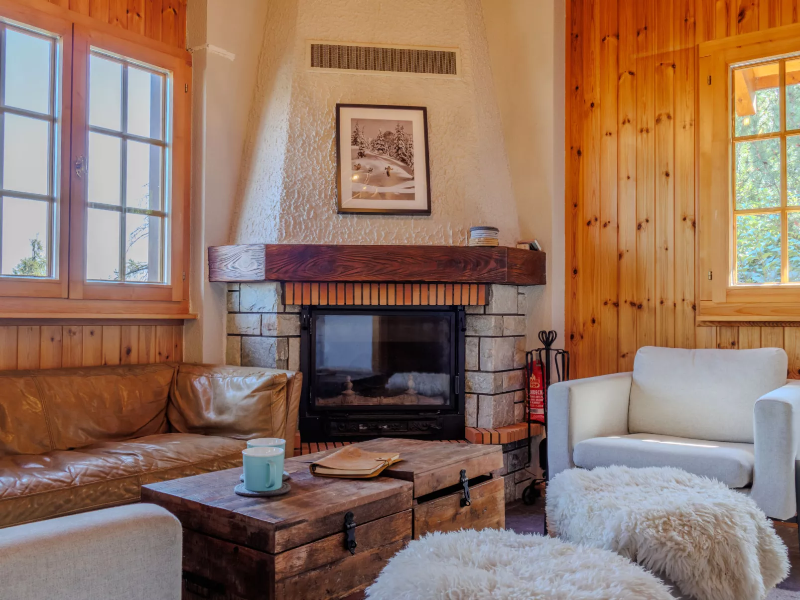 Chalet Soleil-Binnen