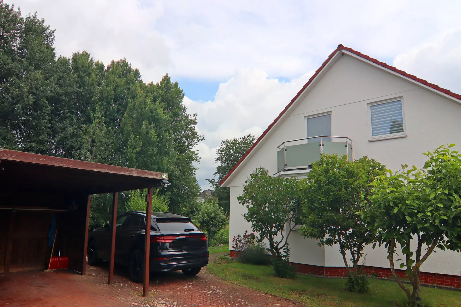 Ferienwohnung Kranichring-Buitenkant zomer