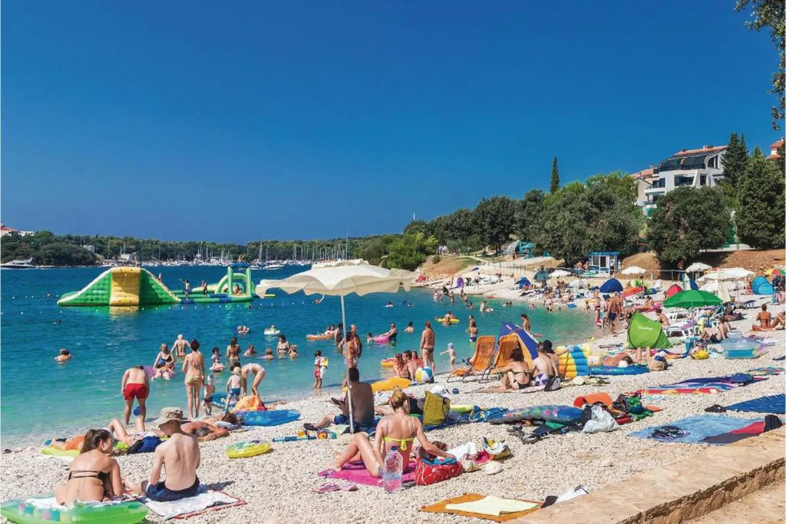 Barbariga Beach Apartment-Gebieden zomer 20km