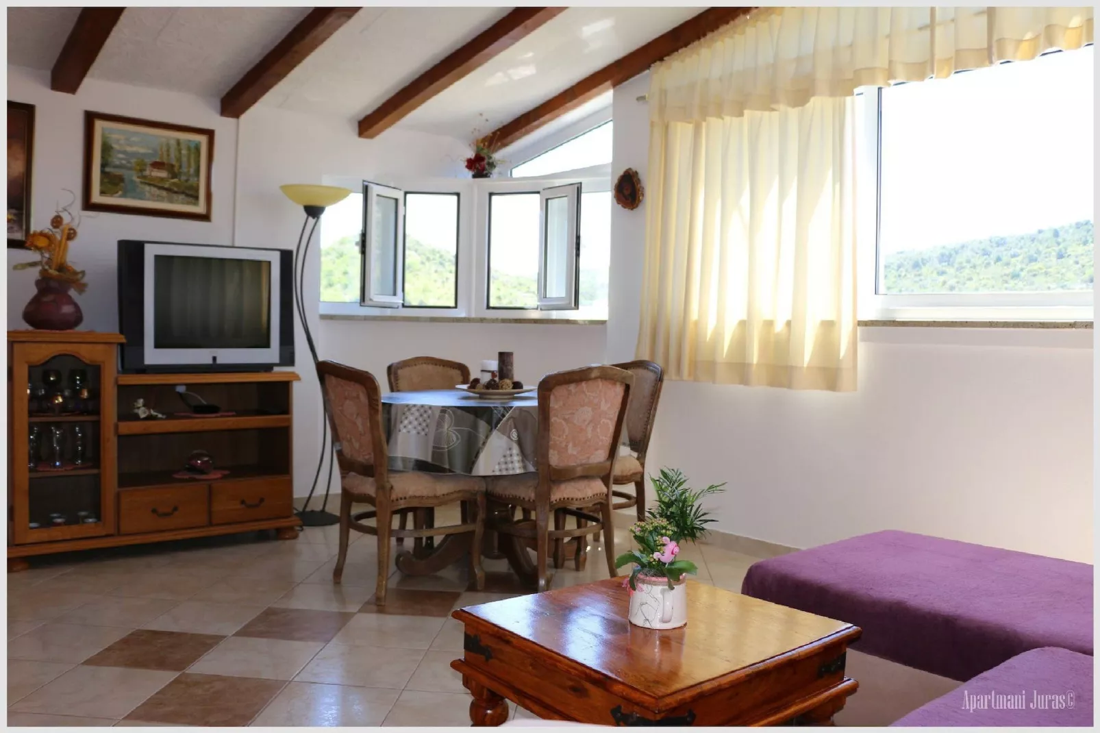 Apartments Juras - Two Bedroom Apartment with Sea View (David)
