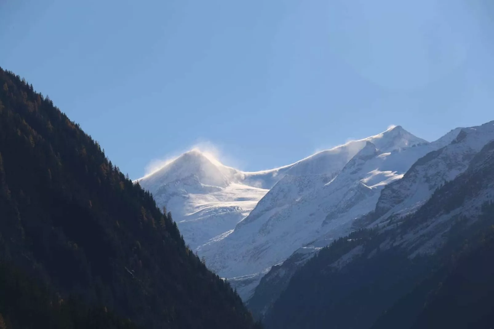 Chalet Gletscherblick-Uitzicht winter