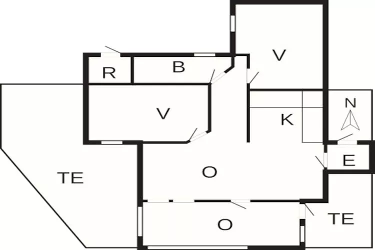 4 persoons vakantie huis in Thisted-Plattegrond
