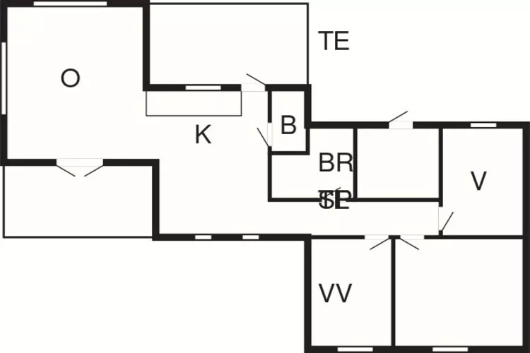 6 persoons vakantie huis in Henne-By Traum-Plattegrond