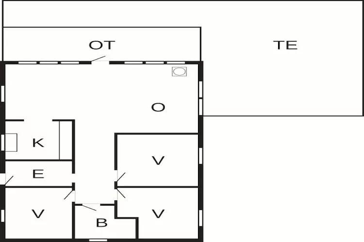 6 persoons vakantie huis in Jerup-By Traum-Plattegrond