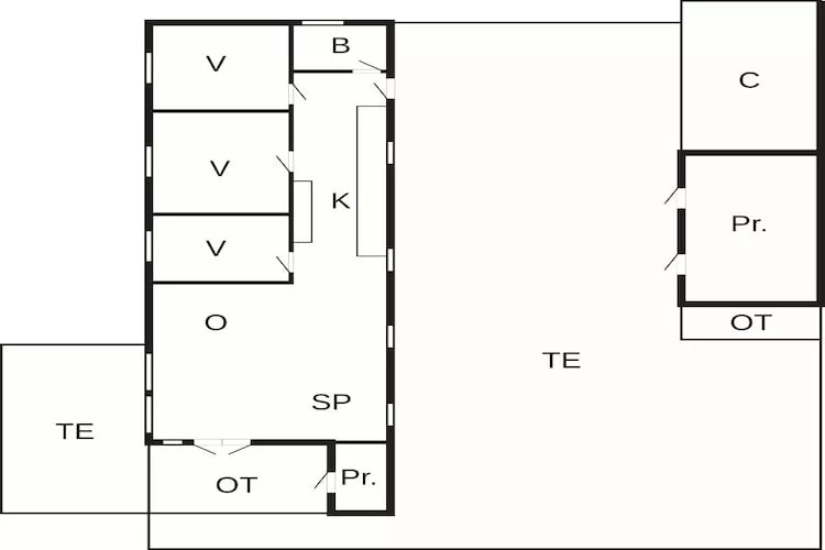 6 persoons vakantie huis in Hejls-By Traum-Plattegrond