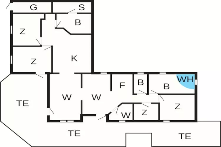 10 persoons vakantie huis in Juelsminde-By Traum-Plattegrond