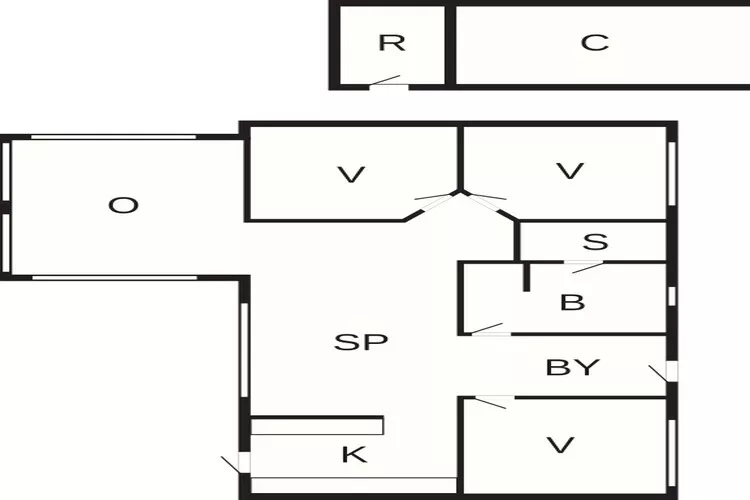 6 persoons vakantie huis in Spøttrup-By Traum-Plattegrond