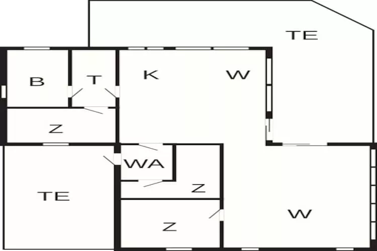 6 persoons vakantie huis in Løgstør-By Traum-Plattegrond