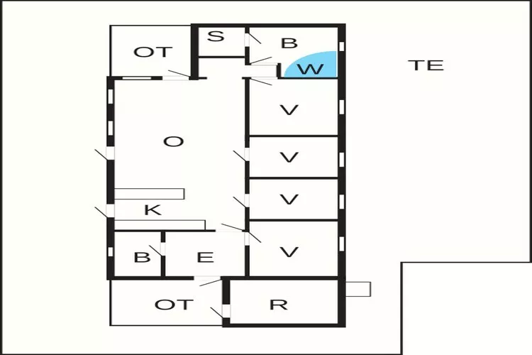 8 persoons vakantie huis in Saltum-By Traum-Plattegrond