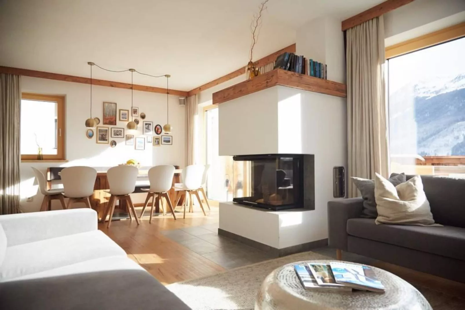 Nationalpark Chalet Gamsmutter-Woonkamer
