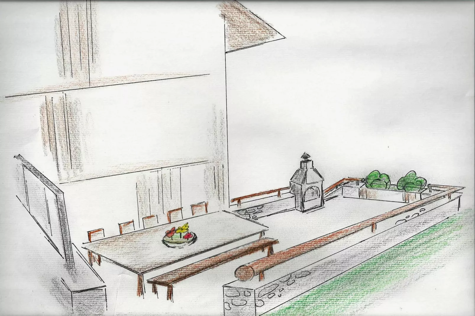 Waidachhaus - 10 Personen-Terrasbalkon