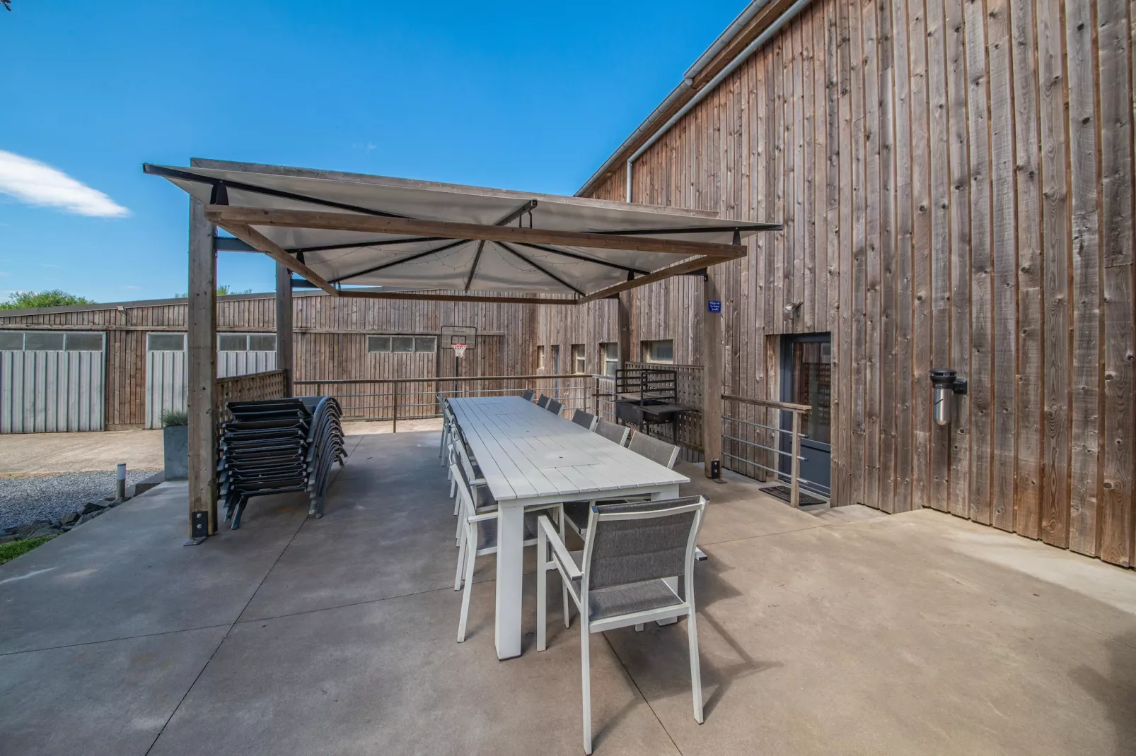 Gîte de la Ferme Louis-Terrasbalkon