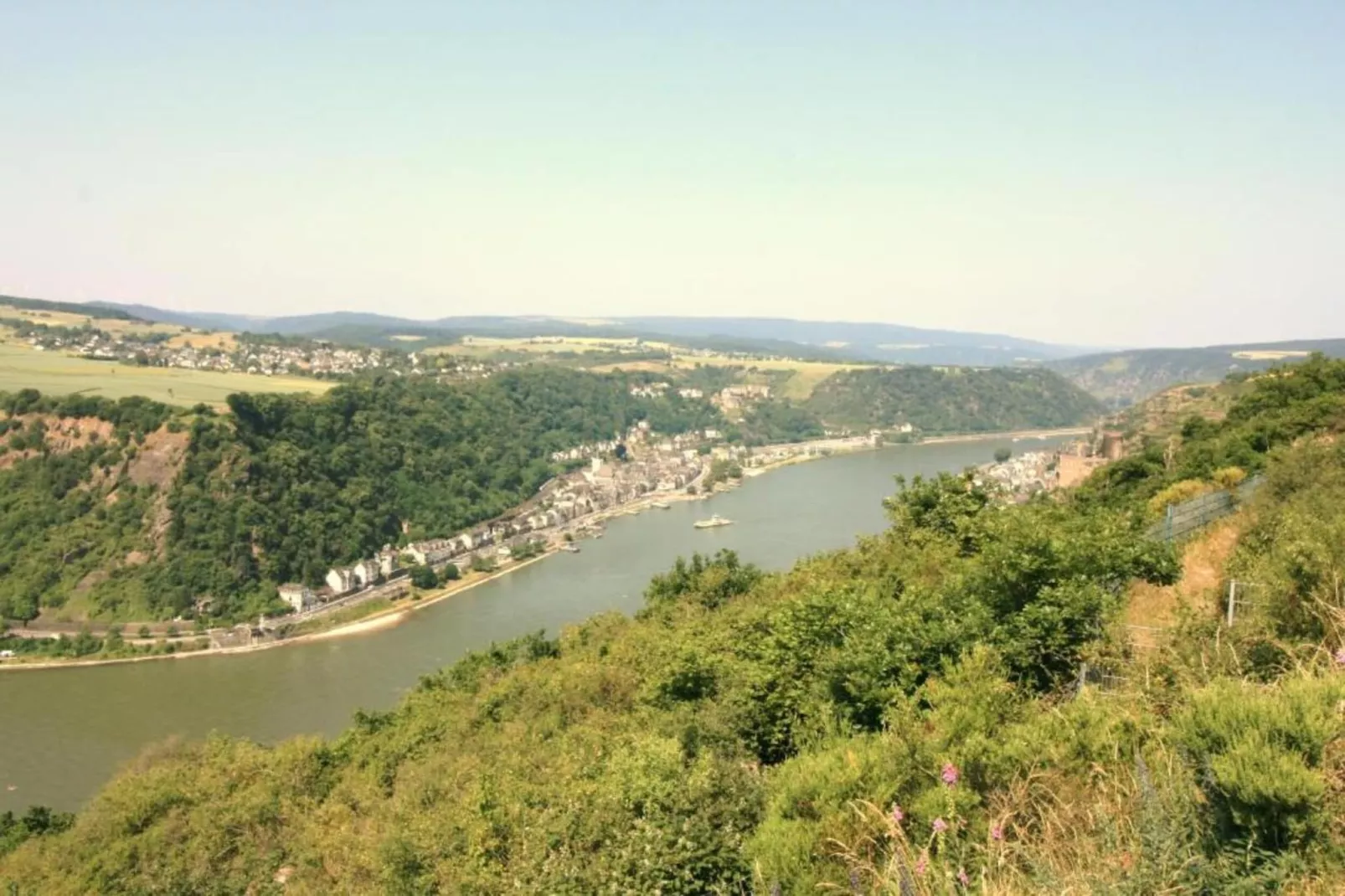 Ferienhaus und Bar St Goarshausen in der Loreley-Gebieden zomer 5km