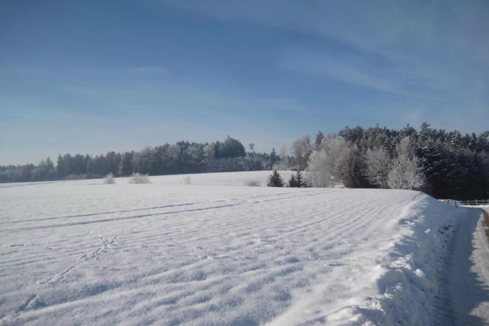 Am Ferienhof-Gebied winter 20km
