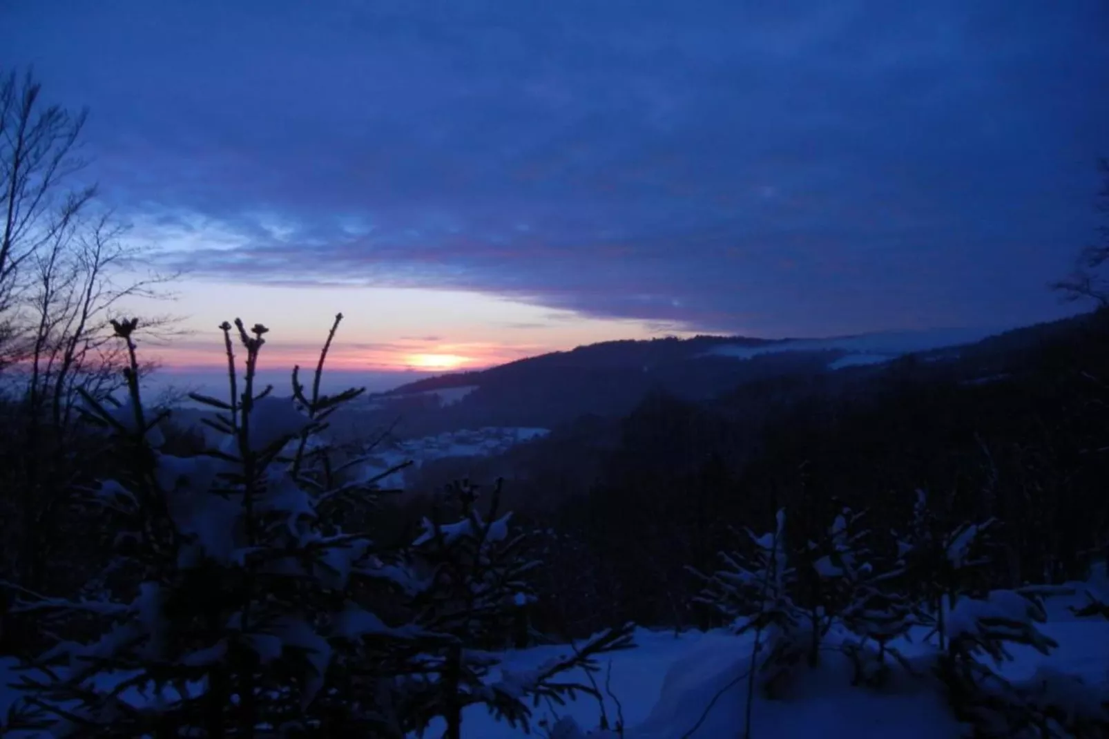 Sonnenwald-Gebied winter 20km