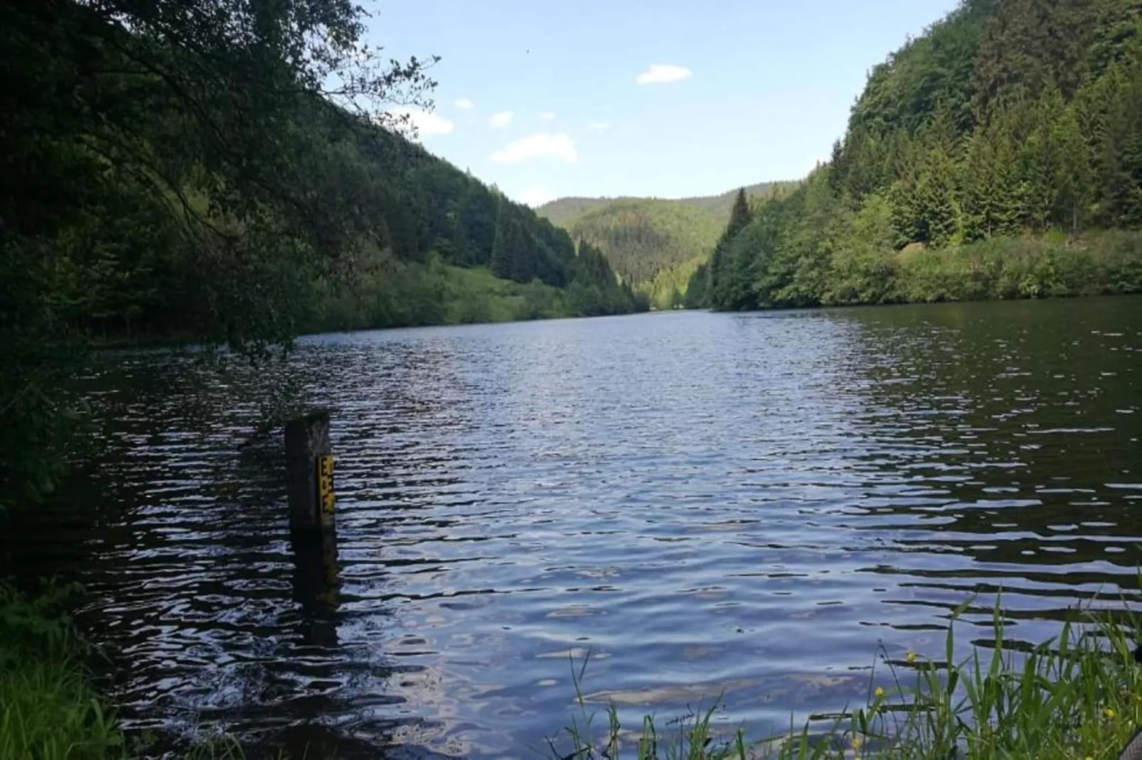 Thüringer Wald-Gebieden zomer 20km