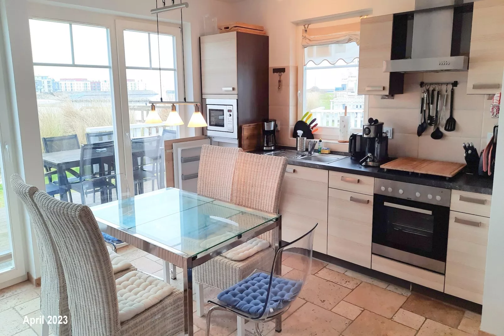 Doppelhaushälfte Olpenitz-Villa Libelle 93 qm 5-6 Pers-Keuken