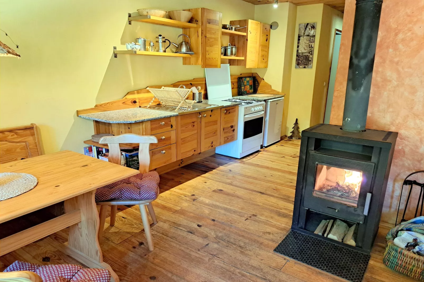 Holiday flats Forellenhof Dabo  / Typ A - 2 Erw 55 qm-Keuken