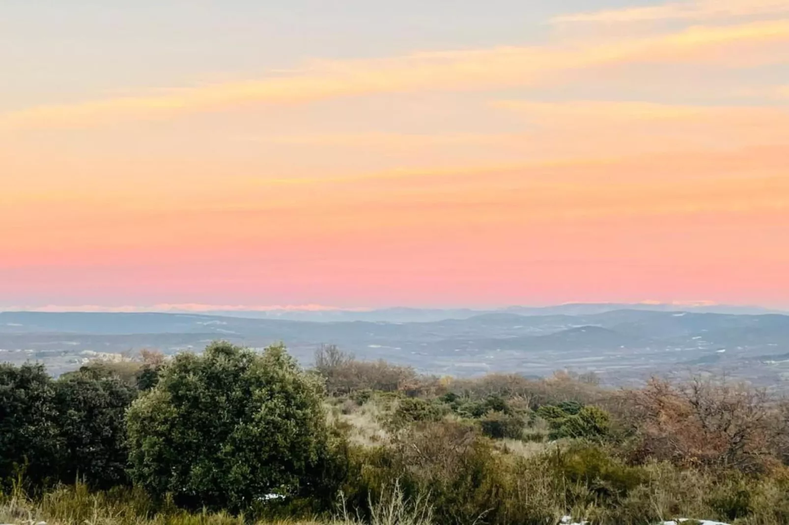 Luberon-Gebieden zomer 20km