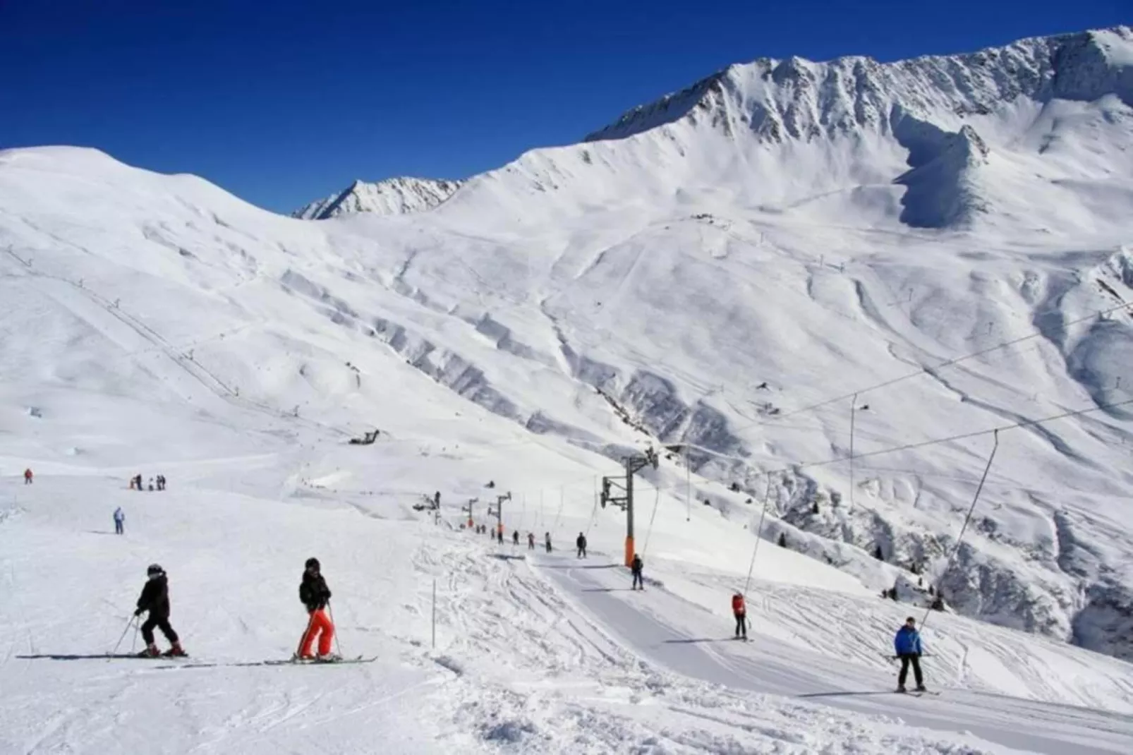 Resort les Portes du Mont Blanc 5-Gebied winter 5km