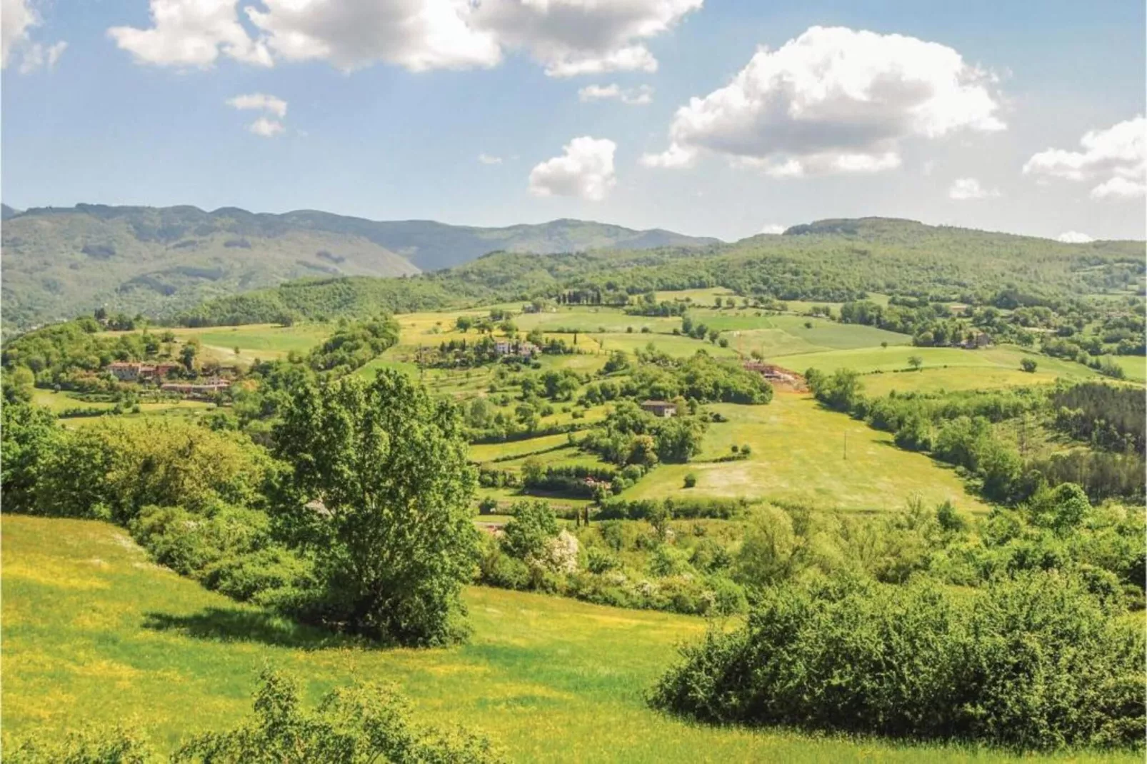 Podere Pulicciano Orciaia-Gebieden zomer 5km