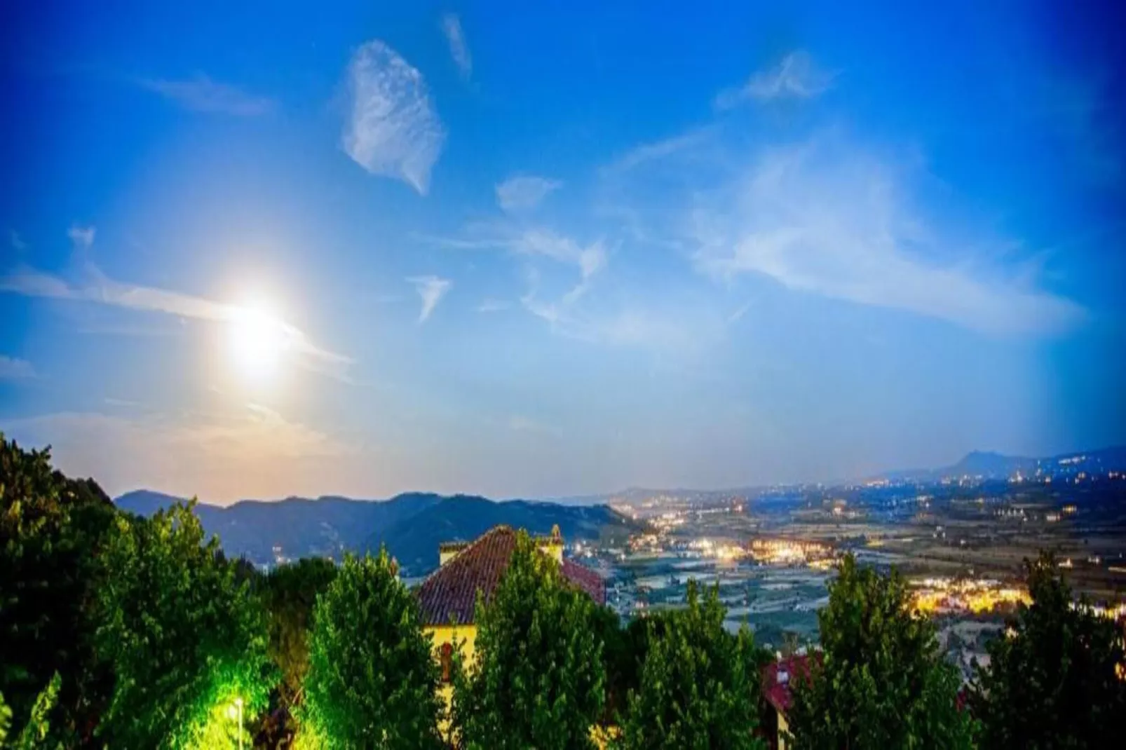 San Martino Ulivi-Gebieden zomer 20km