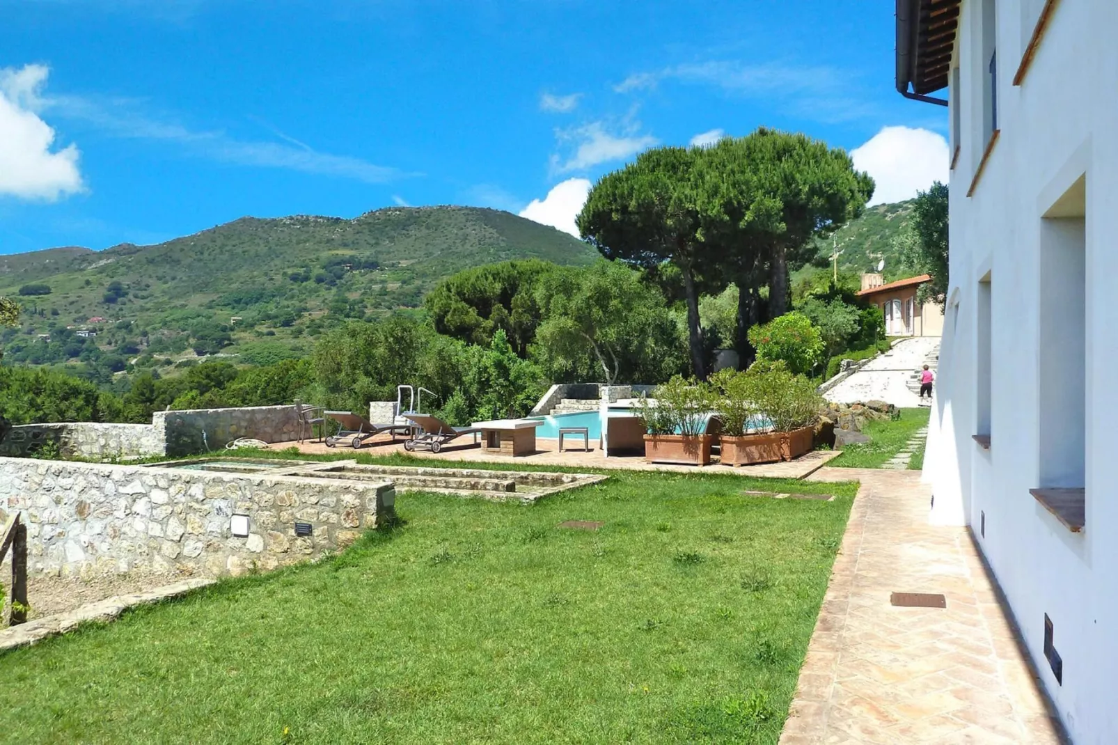 Ferienresidence La Chiusa di Rio Rio nell'Elba Typ Bilo piano terra/primo piano-Tuinen zomer