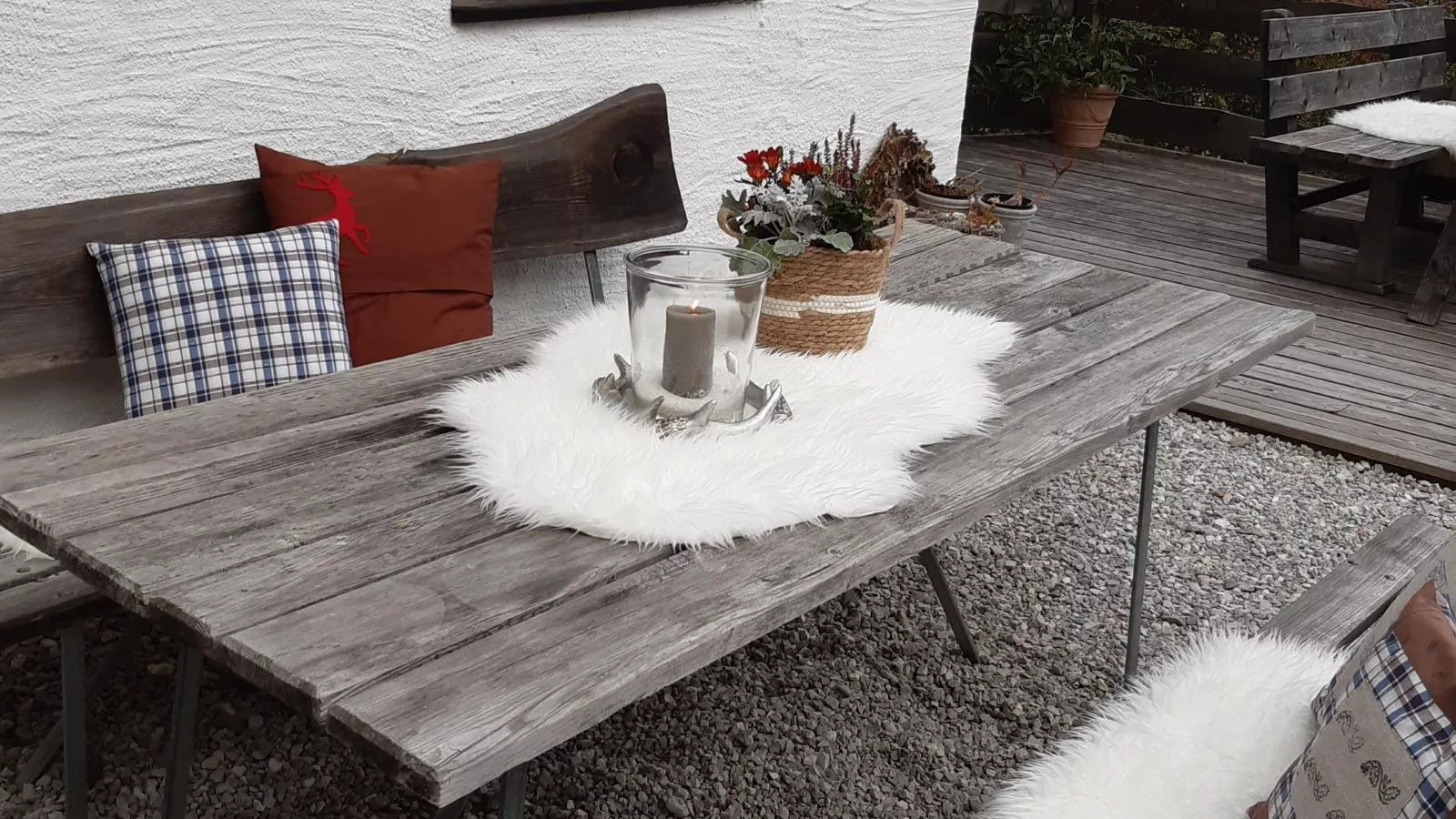 Lisa und Emely-Terrasbalkon