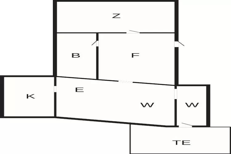 4 persoons vakantie huis in Blokhus-By Traum-Plattegrond
