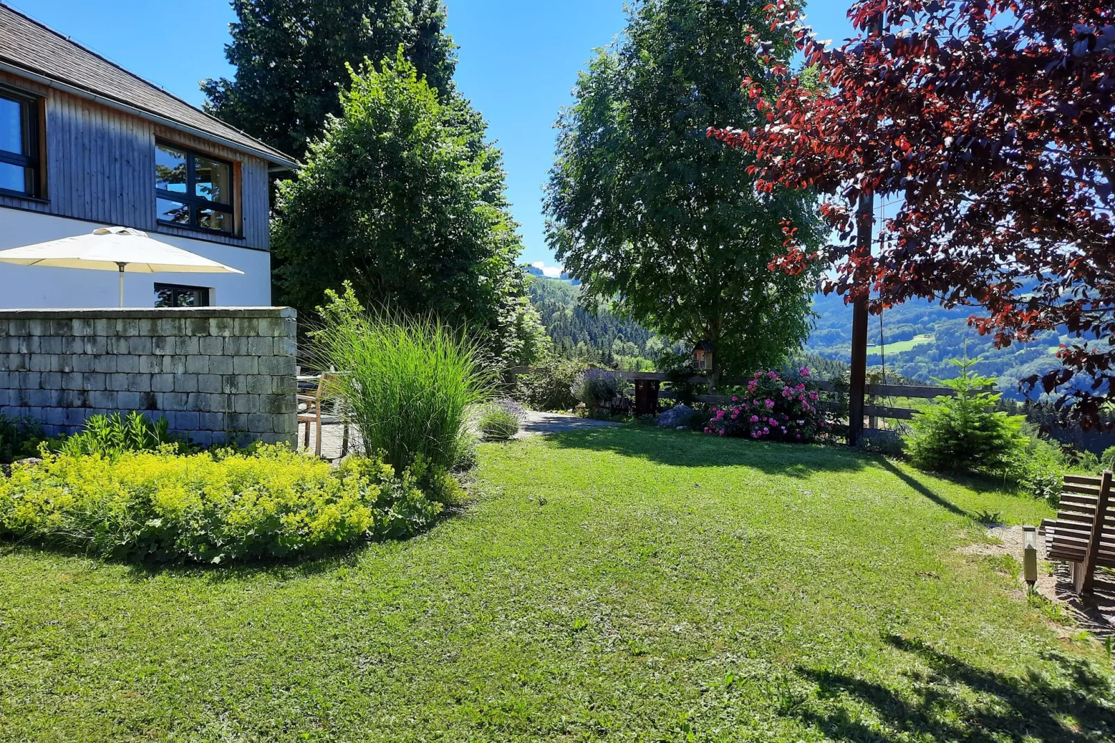 Farmhouse Apartment Scheibbs-Uitzicht zomer