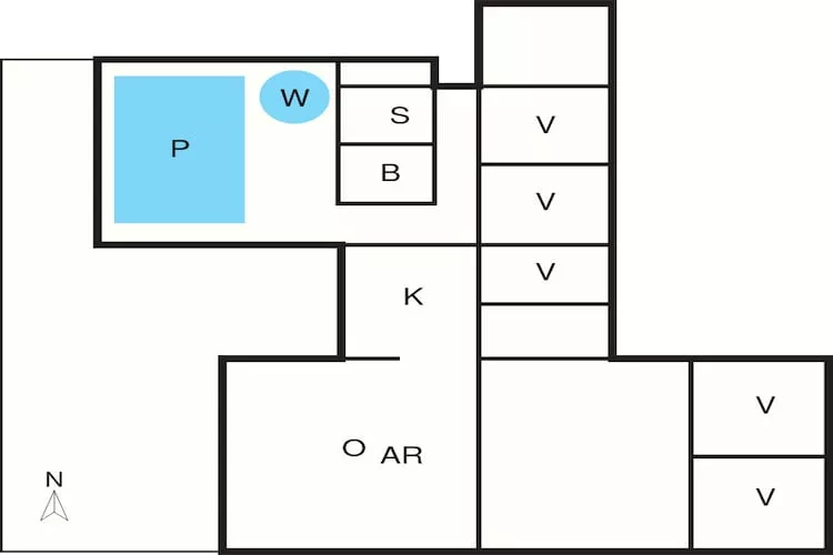Luxe strandhuis voor 14 -- By Traum Ferienwohnungen-Plattegrond