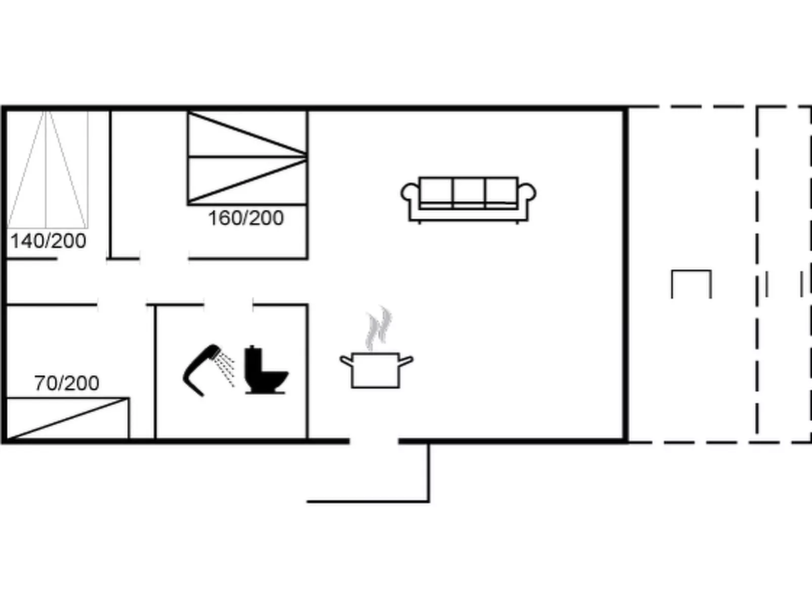 "Makrina" - 150m from the sea-Binnen