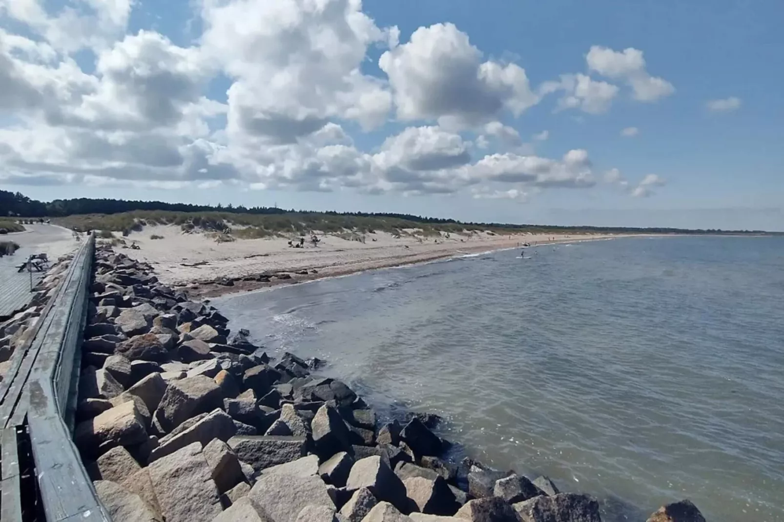 Uitnodigend eilanduitje in Læsø-Waterzicht