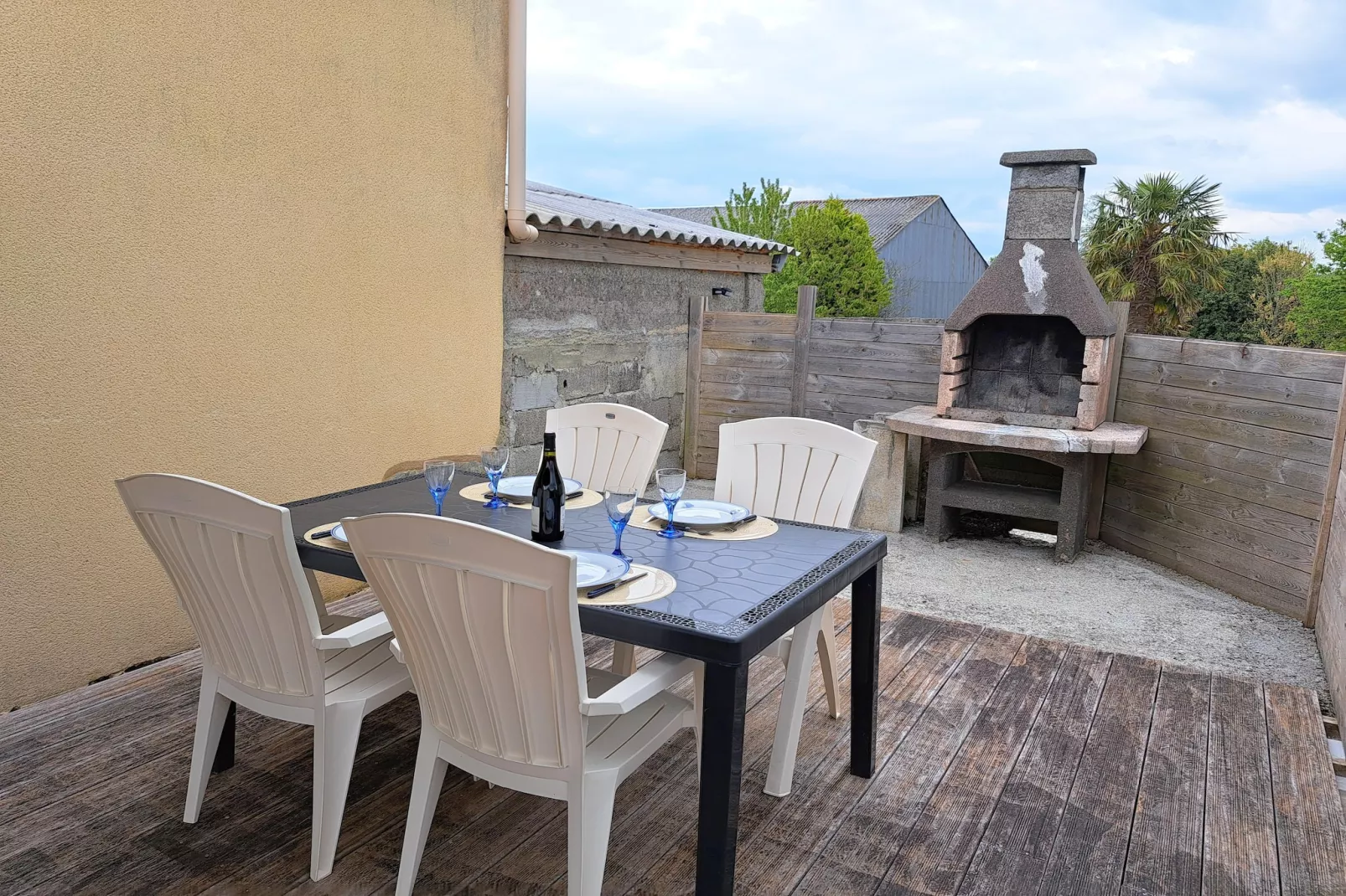 Doppelhaushälfte in Telgruc sur mer-Terrasbalkon