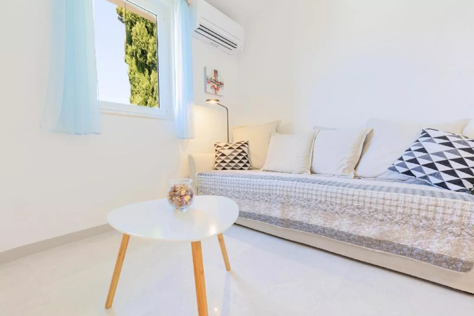 Lumbarda Resort Apartments - Superior One bedroom Apartment  B8-Woonkamer