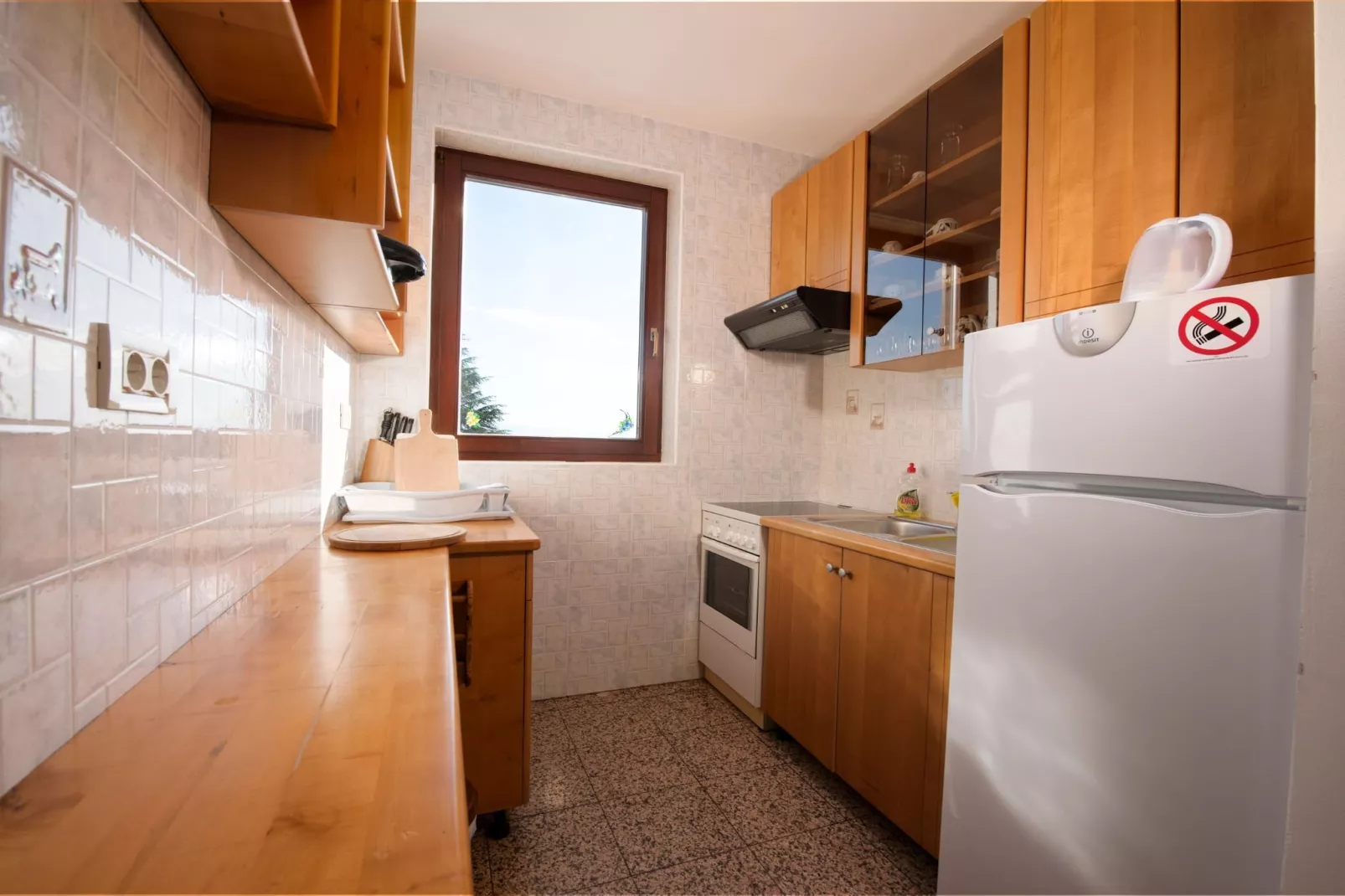 Cozy Icici Apartment with Sea view - Two Bedroom Apartment with Sea View-Keuken