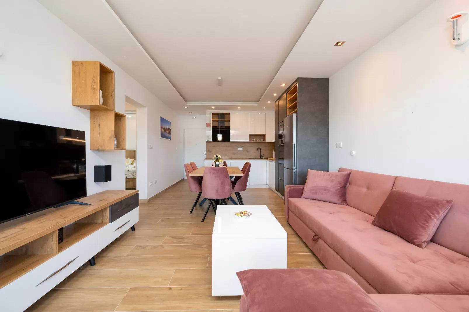 Exquisite and Stylish Apartment Trogir - Two Bedroom  Apartment with Terrace-Woonkamer