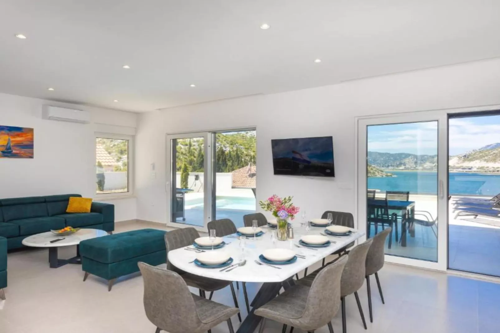 Luxury Villa Navis-Woonkamer