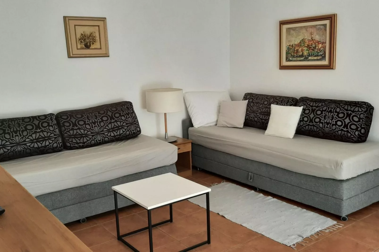 Holiday Home Apartments Alba-Woonkamer